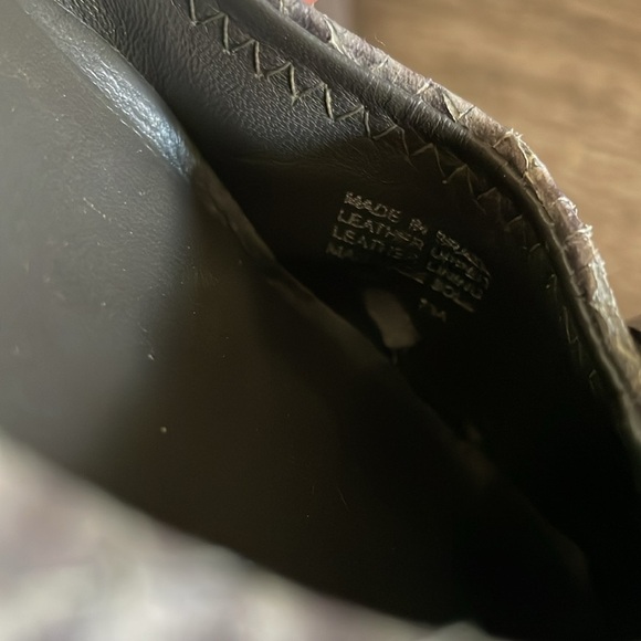 Tory Burch Snakeskin Ballet Flats Women’s‎ Size 7 Ballerina Leather Suede Gray - Picture 10 of 10